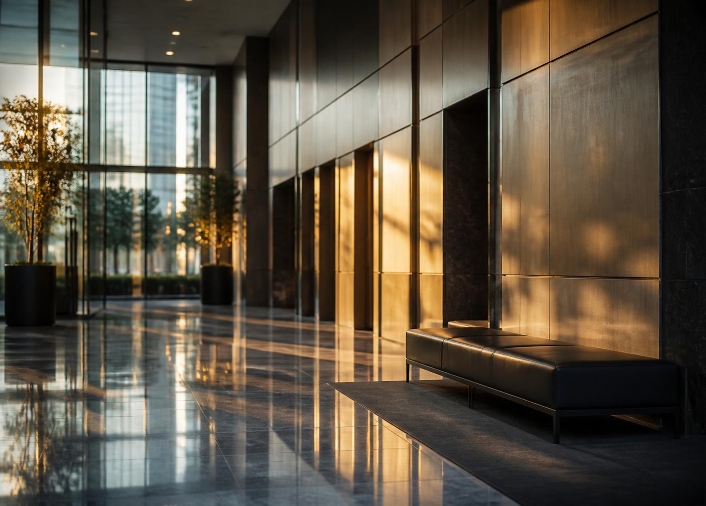 Modern corporate interior representing Rivion Alliance Exim's professional approach